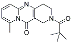 2-(2,2-DIMETHYLPROPANOYL)-9-METHYL-1,2,3,4-TETRAHYDRO-11H-DIPYRIDO[1,2-A:4',3'-D]PYRIMIDIN-11-ONE Struktur