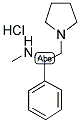 (S)-METHYL-(1-PHENYL-2-PYRROLIDIN-1-YL-ETHYL)-AMINE HYDROCHLORIDE Struktur