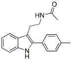 N-(2-[2-(4-METHYLPHENYL)-1H-INDOL-3-YL]ETHYL)ACETAMIDE Struktur