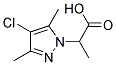 2-(4-CHLORO-3,5-DIMETHYL-PYRAZOL-1-YL)-PROPIONIC ACID Struktur