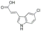 3-(5-CHLORO-1H-INDOL-3-YL)-ACRYLIC ACID Struktur