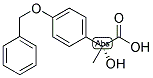 (R)-2-HYDROXY-2-METHYL(4-BENZYLOXYBENZENE)ACETIC ACID Struktur