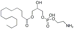 1-MYRISTOYL-2-HYDROXY-PHOSPHATIDYLETHANOLAMINE Struktur