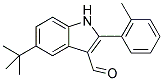 5-TERT-BUTYL-2-(2-METHYLPHENYL)-1H-INDOLE-3-CARBALDEHYDE Structure