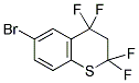 6-BROMO-2,2,4,4-TETRAFLUORO-THIOCHROMANE Struktur