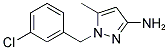 1-(3-CHLORO-BENZYL)-5-METHYL-1 H-PYRAZOL-3-YLAMINE Struktur