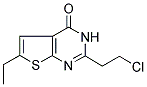 2-(2-CHLOROETHYL)-6-ETHYLTHIENO[2,3-D]PYRIMIDIN-4(3H)-ONE Struktur