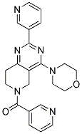 (4-MORPHOLIN-4-YL-2-PYRIDIN-3-YL-7,8-DIHYDRO-5H-PYRIDO[4,3-D]PYRIMIDIN-6-YL)-PYRIDIN-3-YL-METHANONE Struktur