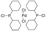 DICHLOROBIS(CHLORODICYCLOHEXYLPHOSPHINE) PALLADIUM (II) Struktur