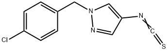 1-(4-CHLORO-BENZYL)-4-ISOTHIOCYANATO-1H-PYRAZOLE Struktur