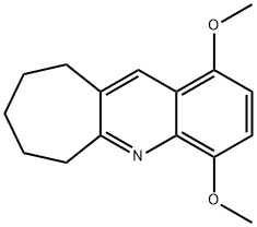 1,4-DIMETHOXY-7,8,9,10-TETRAHYDRO-6H-CYCLOHEPTA[B]QUINOLINE Struktur