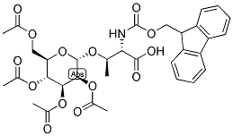 FMOC-L-THR(ALPHA-D-MANAC4)-OH Struktur