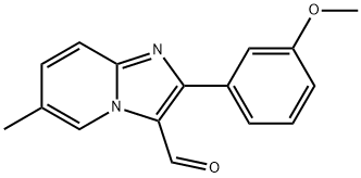 2-(3-METHOXY-PHENYL)-6-METHYL-IMIDAZO[1,2-A]-PYRIDINE-3-CARBALDEHYDE Struktur