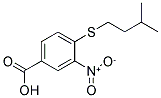 4-[(3-METHYLBUTYL)THIO]-3-NITROBENZOIC ACID Struktur