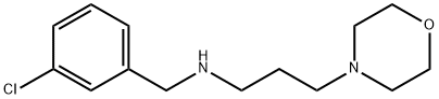 (3-CHLORO-BENZYL)-(3-MORPHOLIN-4-YL-PROPYL)-AMINE Struktur