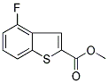 METHYL 4-FLUORO-1-BENZOTHIOPHENE-2-CARBOXYLATE Struktur