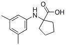 1-(3,5-DIMETHYL-PHENYLAMINO)-CYCLOPENTANE-CARBOXYLIC ACID Struktur