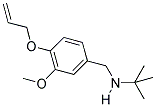 N-[4-(ALLYLOXY)-3-METHOXYBENZYL]-2-METHYLPROPAN-2-AMINE Struktur