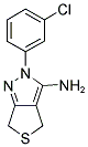 2-(3-CHLOROPHENYL)-2,6-DIHYDRO-4H-THIENO[3,4-C]PYRAZOL-3-AMINE Struktur