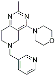 2-METHYL-4-MORPHOLIN-4-YL-6-(PYRIDIN-3-YLMETHYL)-5,6,7,8-TETRAHYDROPYRIDO[4,3-D]PYRIMIDINE Struktur