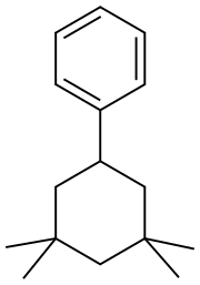 1-PHENYL-3,3,5,5-TETRAMETHYLCYCLOHEXANE Struktur