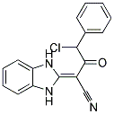 4-CHLORO-2-(1,3-DIHYDRO-2H-BENZIMIDAZOL-2-YLIDENE)-3-OXO-4-PHENYLBUTANENITRILE Struktur