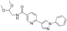 N-(2,2-DIMETHOXYETHYL)-6-(1-PHENYL-1H-PYRAZOL-4-YL)NICOTINAMIDE|