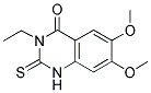 3-ETHYL-6,7-DIMETHOXY-2-THIOXO-2,3-DIHYDROQUINAZOLIN-4(1H)-ONE Struktur