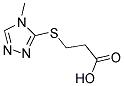 3-(4-METHYL-4 H-[1,2,4]TRIAZOL-3-YLSULFANYL)-PROPIONIC ACID Struktur