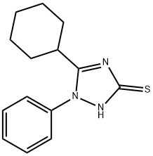 5-CYCLOHEXYL-1-PHENYL-1H-[1,2,4]TRIAZOLE-3-THIOL Struktur