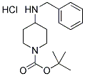 TERT-BUTYL 4-(BENZYLAMINO)PIPERIDINE-1-CARBOXYLATE HYDROCHLORIDE Struktur