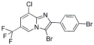 3-BROMO-2-(4-BROMOPHENYL)-8-CHLORO-6-(TRIFLUOROMETHYL)IMIDAZO[1,2-A]PYRIDINE Struktur