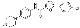 5-(4-CHLOROPHENYL)-N-[4-(4-METHYLPIPERAZIN-1-YL)PHENYL]-2-FURAMIDE