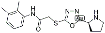 N-(2,3-DIMETHYL-PHENYL)-2-(5-PYRROLIDIN-2-YL-[1,3,4]OXADIAZOL-2-YLSULFANYL)-ACETAMIDE Struktur