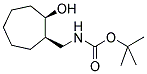 BOC-(+/-)-CIS-2-AMINOMETHYLCYCLOHEPTANOL Struktur