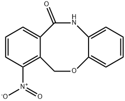 7-NITRO-6H-DIBENZO[B,F][1,4]OXAZOCIN-11(12H)-ONE Struktur