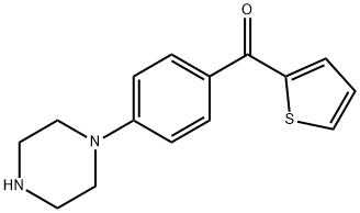 (4-PIPERAZIN-1-YL-PHENYL)-THIOPHEN-2-YL-METHANONE Struktur