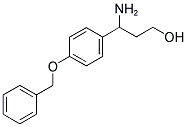 3-AMINO-3-(4-BENZYLOXY-PHENYL)-PROPAN-1-OL Struktur