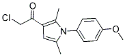 2-CHLORO-1-[1-(4-METHOXYPHENYL)-2,5-DIMETHYL-1H-PYRROL-3-YL]ETHANONE Struktur