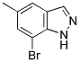 7-BROMO-5-METHYL-1H-INDAZOLE Struktur