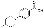 4-(4-METHYL-PIPERIDIN-1-YL)-BENZOIC ACID Struktur