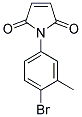 1-(4-BROM-3-METHYLPHENYL)-1H-PYRROLE-2,5-DIONE Struktur