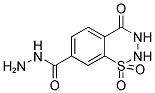 4-OXO-3,4-DIHYDRO-2H-1,2,3-BENZOTHIADIAZINE-7-CARBOHYDRAZIDE 1,1-DIOXIDE Struktur