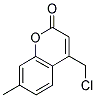 4-CHLOROMETHYL-7-METHYL-CHROMEN-2-ONE Struktur