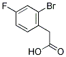 2-BROMO-4-FLUOROPHENYLACETIC ACID Struktur