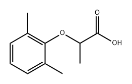 2-(2,6-DIMETHYL-PHENOXY)-PROPIONIC ACID Struktur