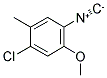 4-CHLORO-2-METHOXY-5-METHYLPHENYL ISOCYANIDE Struktur