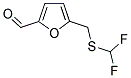 5-[[(DIFLUOROMETHYL)THIO]METHYL]-2-FURALDEHYDE Struktur