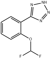 5-(2-DIFLUOROMETHOXY-PHENYL)-2H-TETRAZOLE Struktur