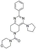 MORPHOLIN-4-YL-(2-PHENYL-4-PYRROLIDIN-1-YL-7,8-DIHYDRO-5H-PYRIDO[4,3-D]PYRIMIDIN-6-YL)-METHANONE Struktur